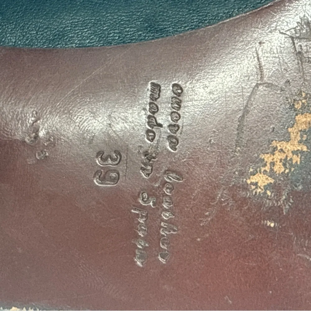 Chie Mihara Retro Black Buckle Leather Pumps Heels Women’s EU 39 US 9 - Picture 15 of 16